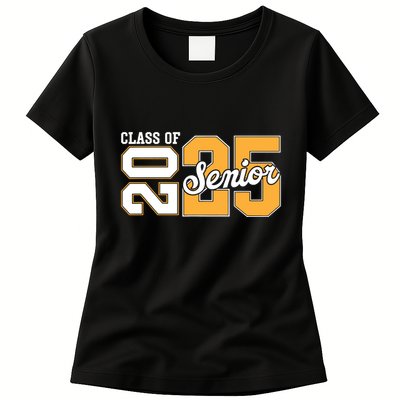 Class Of 2025 Senior 2025 Back To School 2025 Graduation 25 Womens T-Shirt