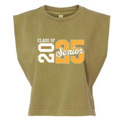 Class Of 2025 Senior 2025 Back To School 2025 Graduation 25 Garment-Dyed Women's Muscle Tee