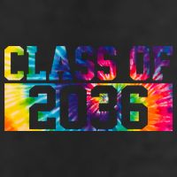 Class Of 2036 Graduation First Day Tie Dye 7 Panel Mesh Trucker Snapback Hat