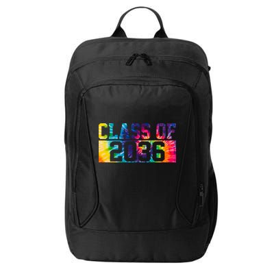 Class Of 2036 Graduation First Day Tie Dye City Backpack