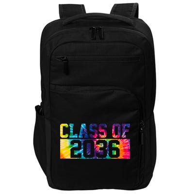 Class Of 2036 Graduation First Day Tie Dye Impact Tech Backpack