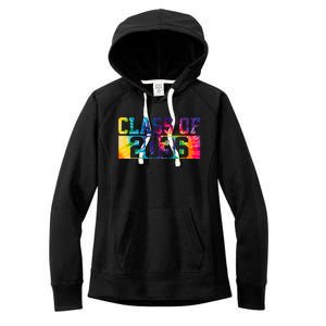 Class Of 2036 Graduation First Day Tie Dye Women's Fleece Hoodie