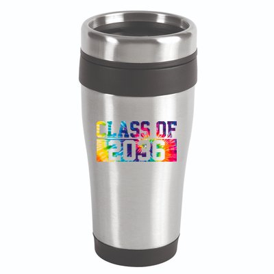 Class Of 2036 Graduation First Day Tie Dye 16oz Travel Tumbler