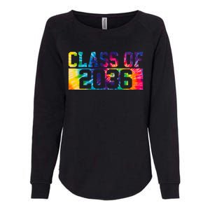 Class Of 2036 Graduation First Day Tie Dye Womens California Wash Sweatshirt