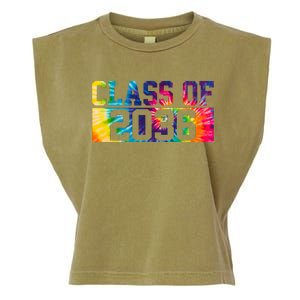 Class Of 2036 Graduation First Day Tie Dye Garment-Dyed Women's Muscle Tee