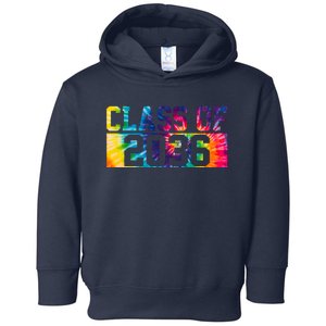 Class Of 2036 Graduation First Day Tie Dye Toddler Hoodie