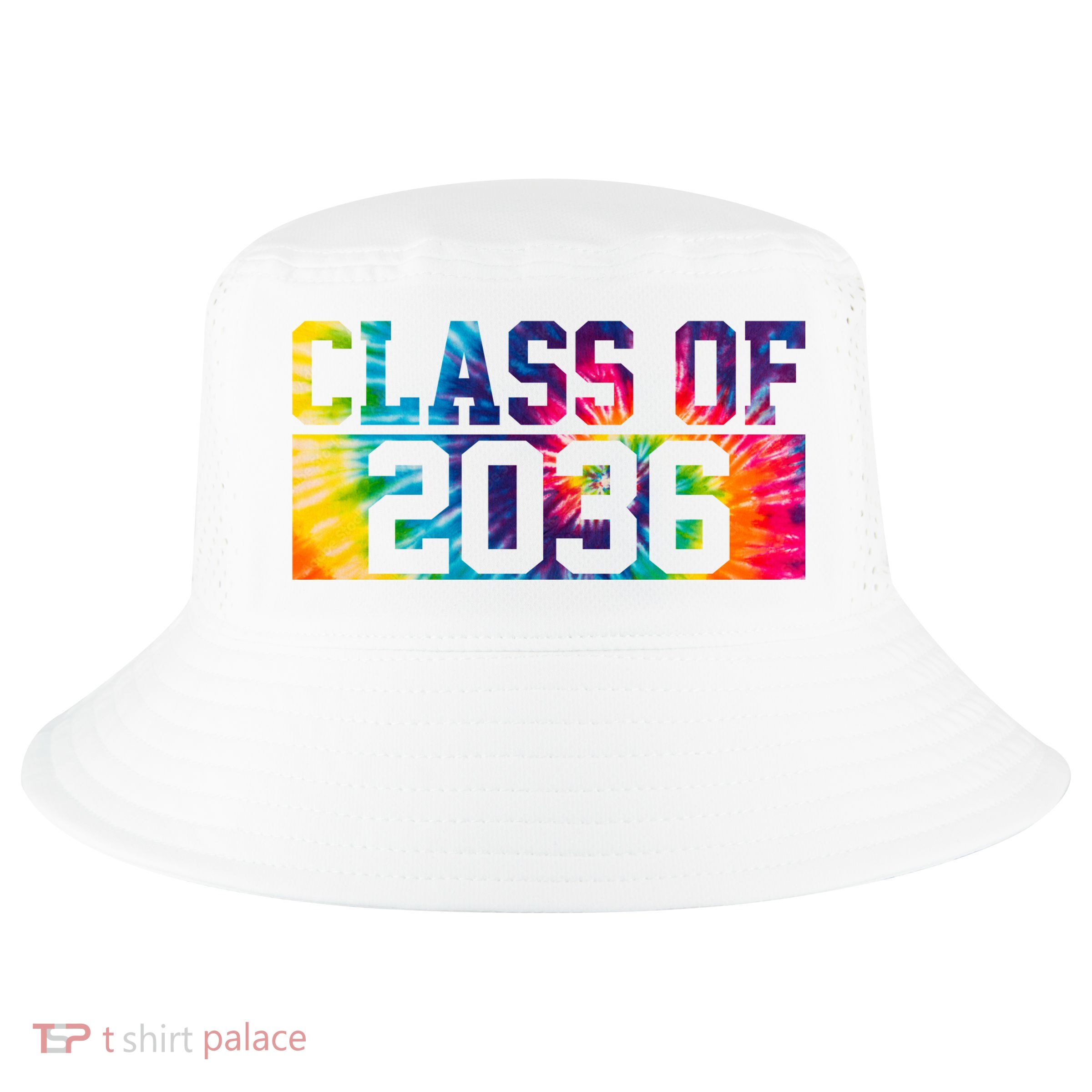 Class Of 2036 Graduation First Day Tie Dye Cool Comfort Performance Bucket Hat