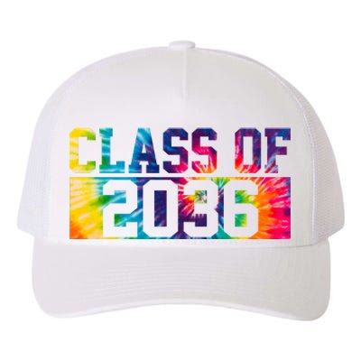 Class Of 2036 Graduation First Day Tie Dye Yupoong Adult 5-Panel Trucker Hat