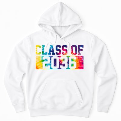 Class Of 2036 Graduation First Day Tie Dye Hoodie