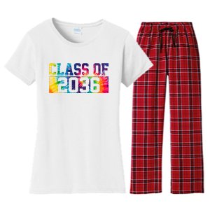 Class Of 2036 Graduation First Day Tie Dye Women's Flannel Pajama Set