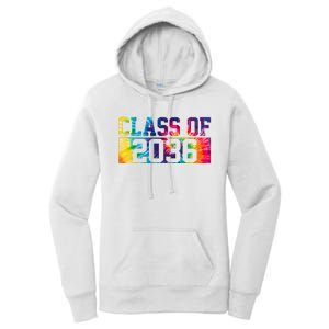 Class Of 2036 Graduation First Day Tie Dye Women's Pullover Hoodie