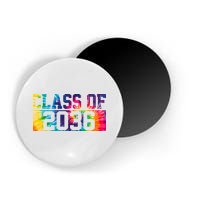 Class Of 2036 Graduation First Day Tie Dye Magnet