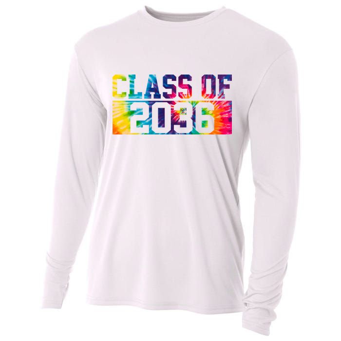 Class Of 2036 Graduation First Day Tie Dye Cooling Performance Long Sleeve Crew
