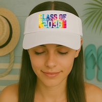 Class Of 2036 Graduation First Day Tie Dye Visor