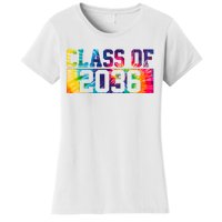 Class Of 2036 Graduation First Day Tie Dye Women's T-Shirt