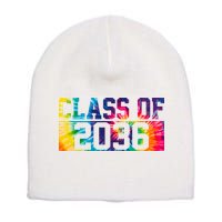 Class Of 2036 Graduation First Day Tie Dye Short Acrylic Beanie