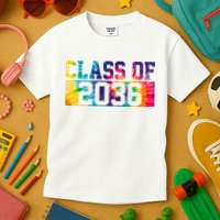 Class Of 2036 Graduation First Day Tie Dye Kids T-Shirt