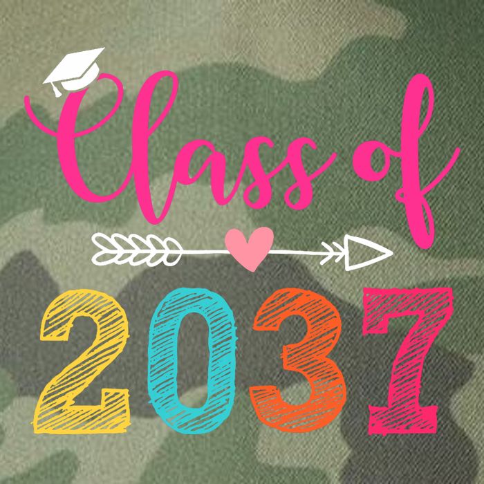 Class Of 2037 Pre K Grow With Me Graduation Legacy Tie Dye Trucker Hat