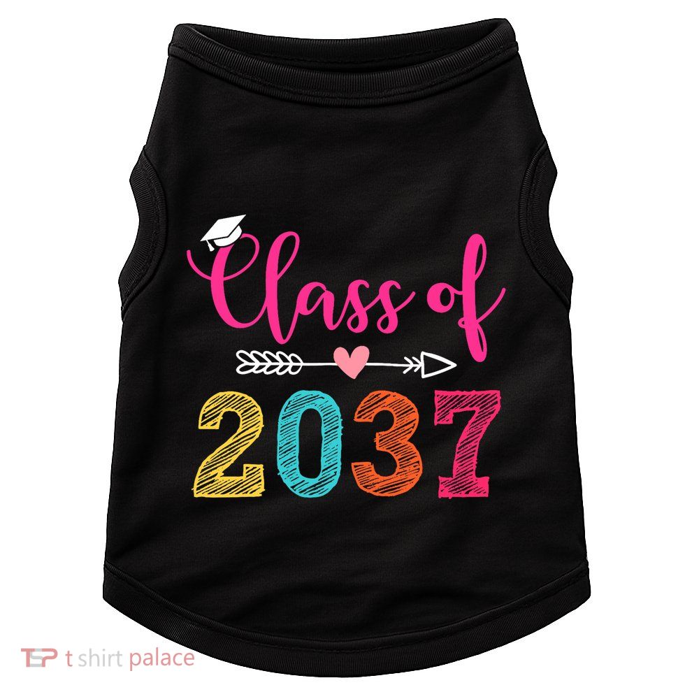Class Of 2037 Pre K Grow With Me Graduation Doggie Tank