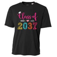 Class Of 2037 Pre K Grow With Me Graduation Cooling Performance Crew T-Shirt