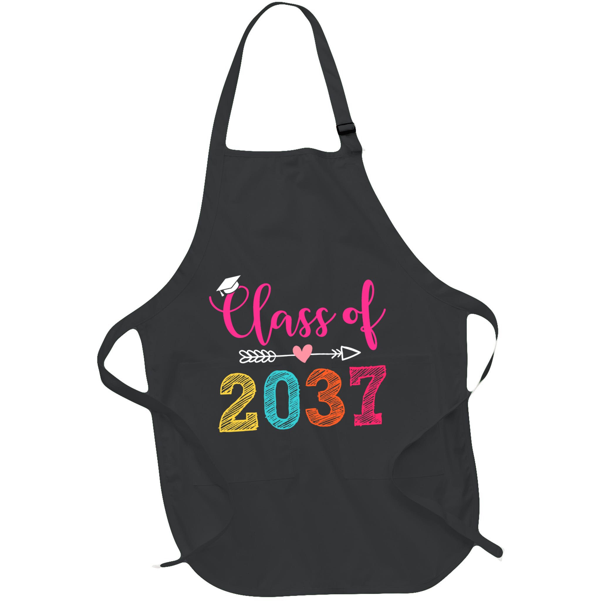 Class Of 2037 Pre K Grow With Me Graduation Apron