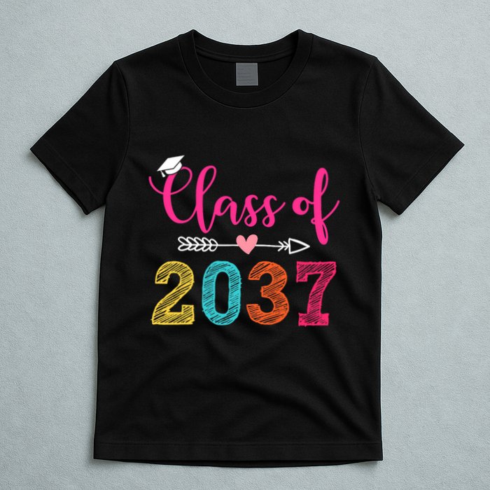 Class Of 2037 Pre K Grow With Me Graduation T-Shirt