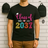 Class Of 2037 Pre K Grow With Me Graduation T-Shirt