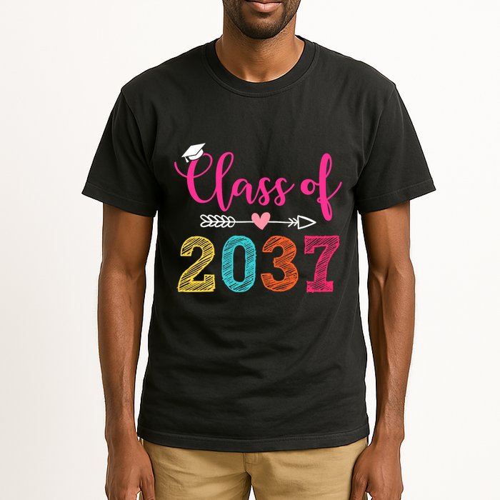 Class Of 2037 Pre K Grow With Me Graduation Tall T-Shirt