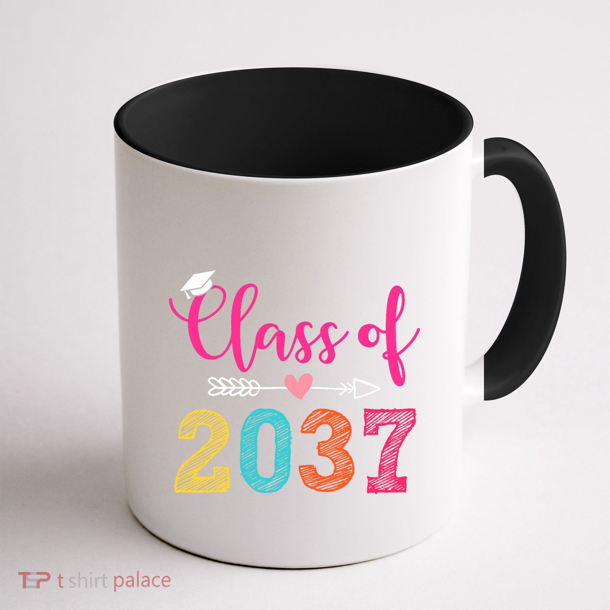 Class Of 2037 Pre K Grow With Me Graduation Mug