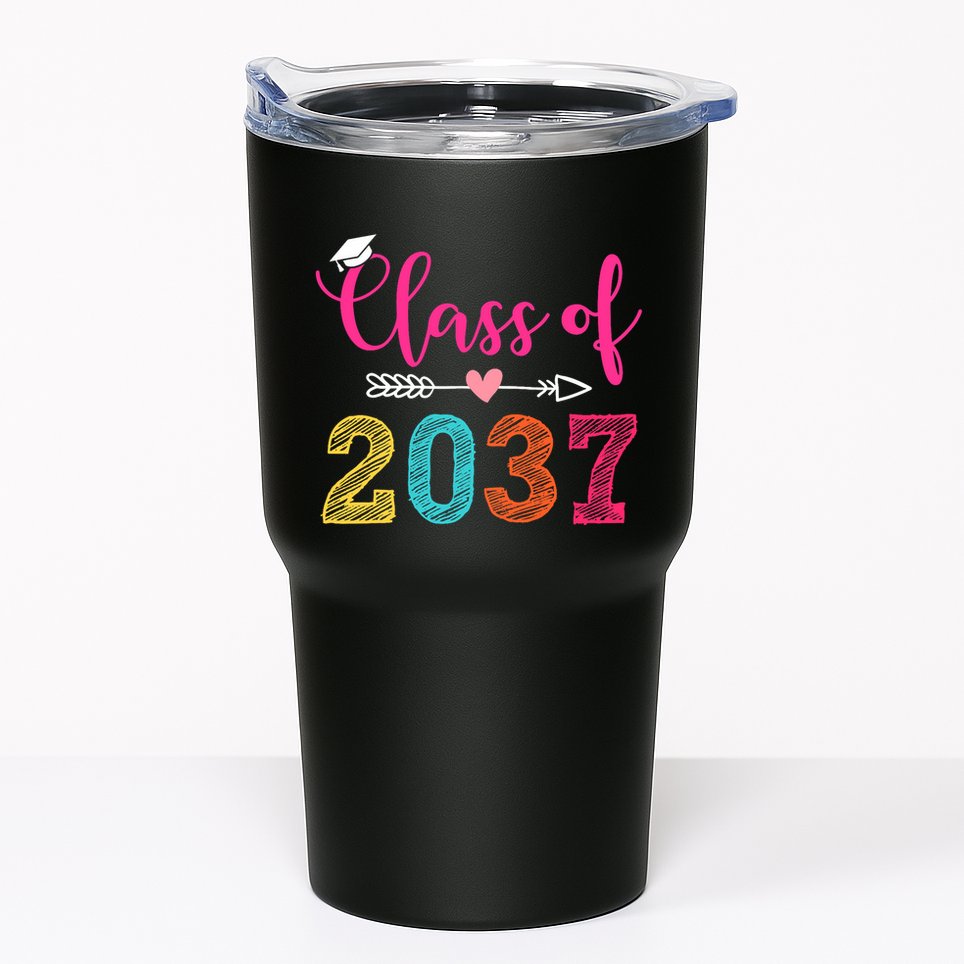 Class Of 2037 Pre K Grow With Me Graduation Tumbler