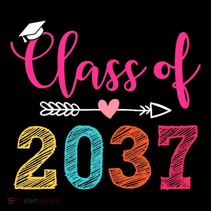 Class Of 2037 Pre K Grow With Me Graduation Poster