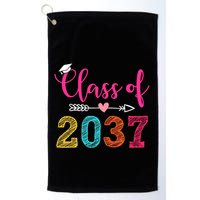 Class Of 2037 Pre K Grow With Me Graduation Golf Towel