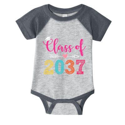 Class Of 2037 Pre K Grow With Me Graduation Infant Baby Jersey Bodysuit