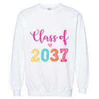 Class Of 2037 Pre K Grow With Me Graduation Garment-Dyed Sweatshirt