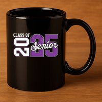 Class Of 2025 Senior 2025 Back To School 2025 Graduation 25 11oz C Handle Ceramic Mug