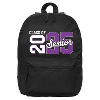 Class Of 2025 Senior 2025 Back To School 2025 Graduation 25 16 in Basic Backpack