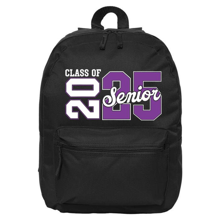 Class Of 2025 Senior 2025 Back To School 2025 Graduation 25 16 in Basic Backpack