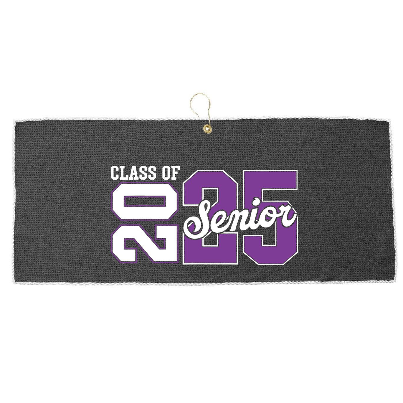 Class Of 2025 Senior 2025 Back To School 2025 Graduation 25 Large Microfiber Waffle Golf Towel