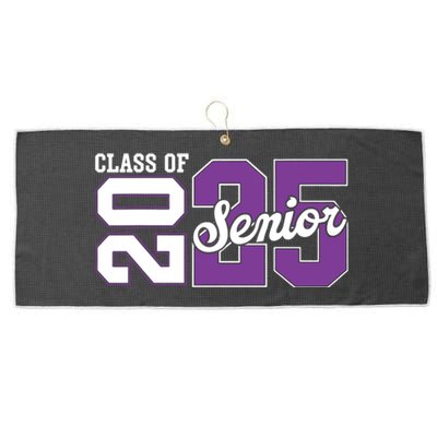 Class Of 2025 Senior 2025 Back To School 2025 Graduation 25 Large Microfiber Waffle Golf Towel