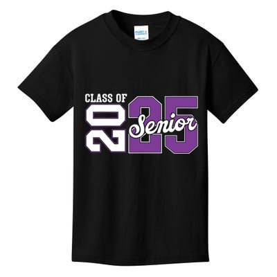 Class Of 2025 Senior 2025 Back To School 2025 Graduation 25 Kids T-Shirt