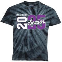 Class Of 2025 Senior 2025 Back To School 2025 Graduation 25 Kids Tie-Dye T-Shirt