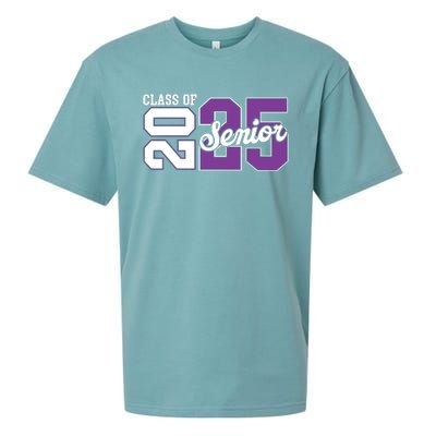 Class Of 2025 Senior 2025 Back To School 2025 Graduation 25 Sueded Cloud Jersey T-Shirt