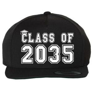 Class Of 2035 Graduation First Day Of Kindergarten PreK Wool Snapback Cap