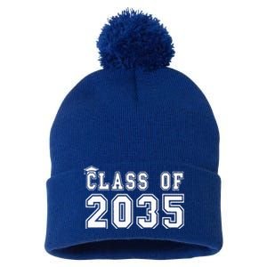 Class Of 2035 Graduation First Day Of Kindergarten PreK Pom Pom 12in Knit Beanie