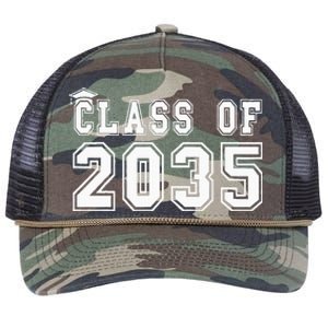 Class Of 2035 Graduation First Day Of Kindergarten PreK Retro Rope Trucker Hat Cap