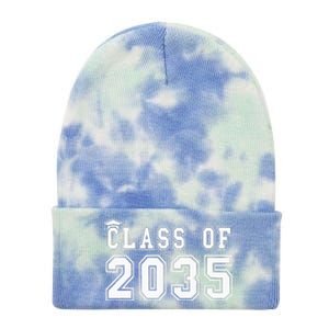 Class Of 2035 Graduation First Day Of Kindergarten PreK Tie Dye 12in Knit Beanie