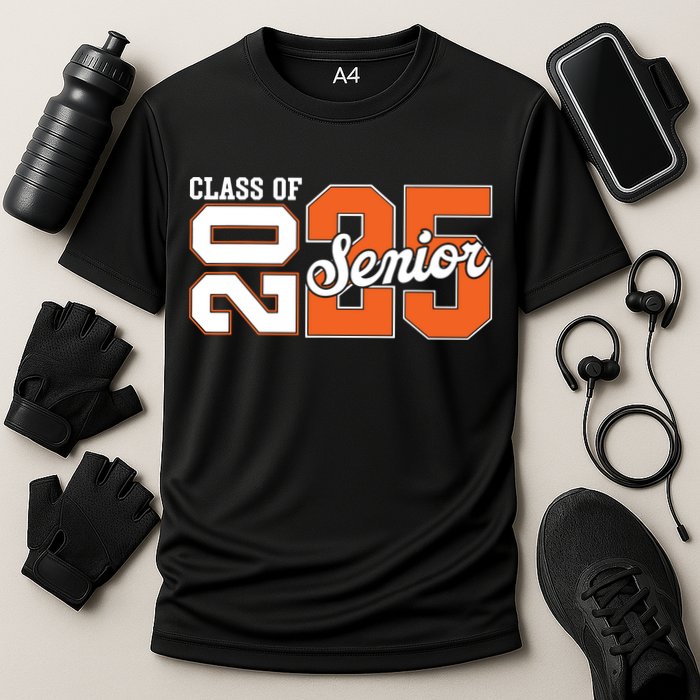 Class Of 2025 Senior 2025 Back To School 2025 Graduation 25 Cooling Performance Crew T-Shirt