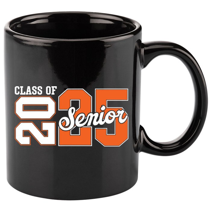 Class Of 2025 Senior 2025 Back To School 2025 Graduation 25 11oz C Handle Ceramic Mug