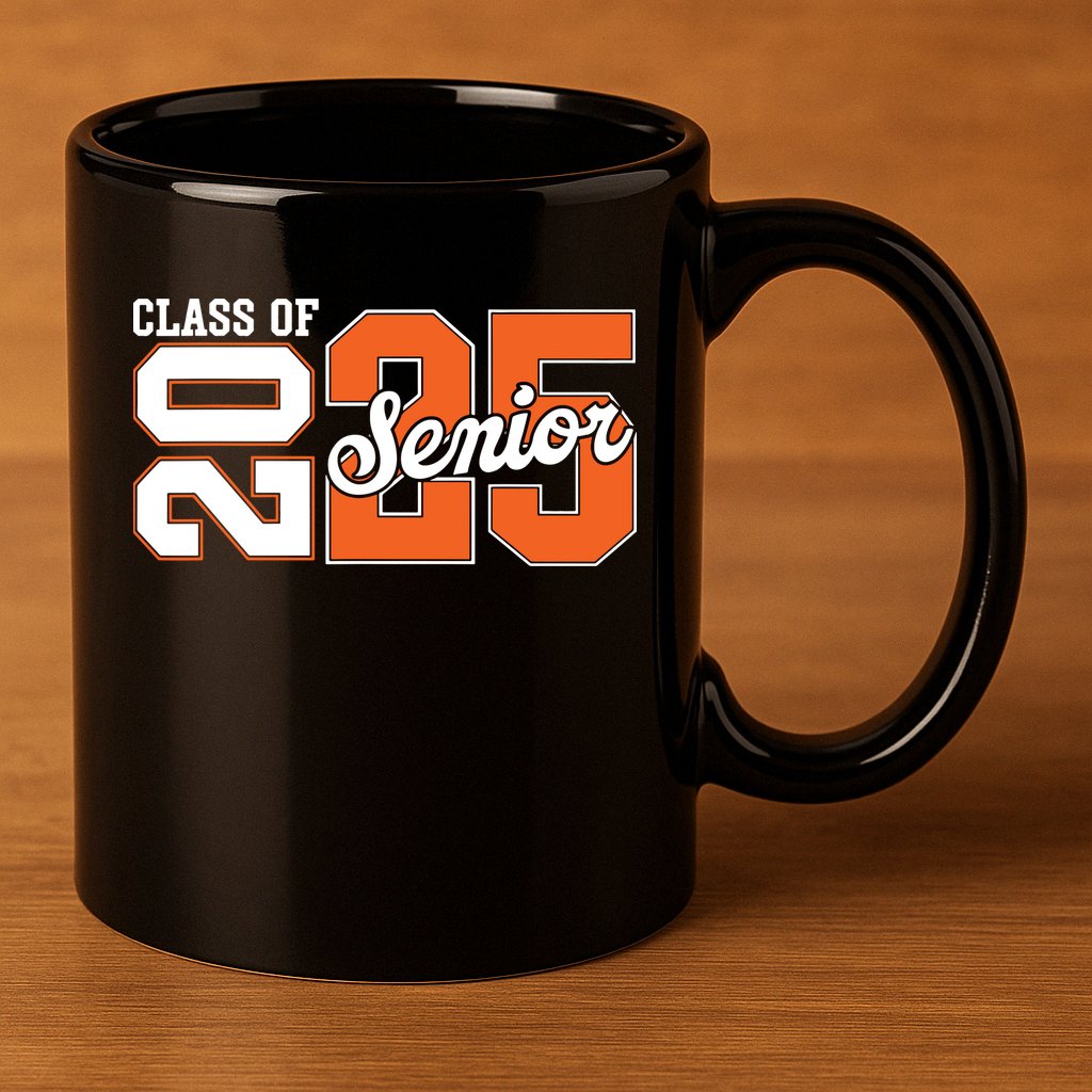 Class Of 2025 Senior 2025 Back To School 2025 Graduation 25 11oz C Handle Ceramic Mug