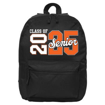 Class Of 2025 Senior 2025 Back To School 2025 Graduation 25 16 in Basic Backpack